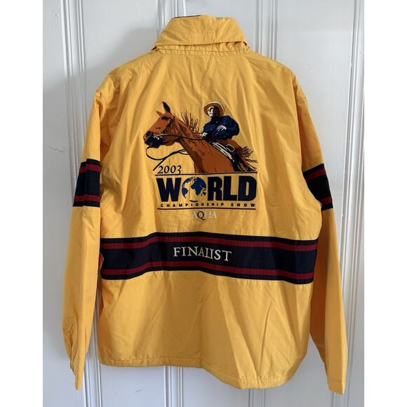 NWT VTG 2003 AQHA WORLD CHAMPIONSHIP Finalist Yellow Jacket Horse Cripple Creek - Picture 1 of 12